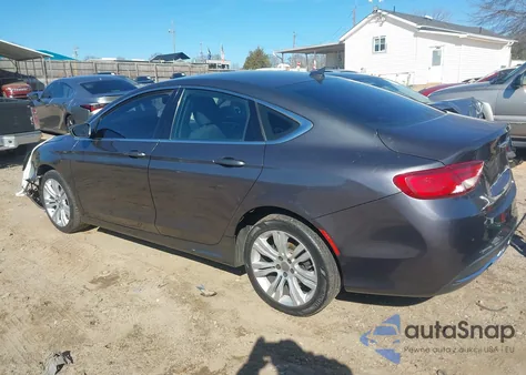 2015 Chrysler 200 Limited z USA, uszkodzony, nr VIN 1C3CCCAB6FN753117